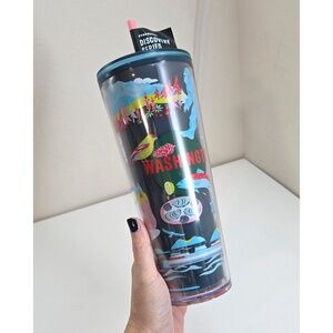Starbucks Discovery Series Washington Plastic Tumbler 24oz Venti Cold Cup
